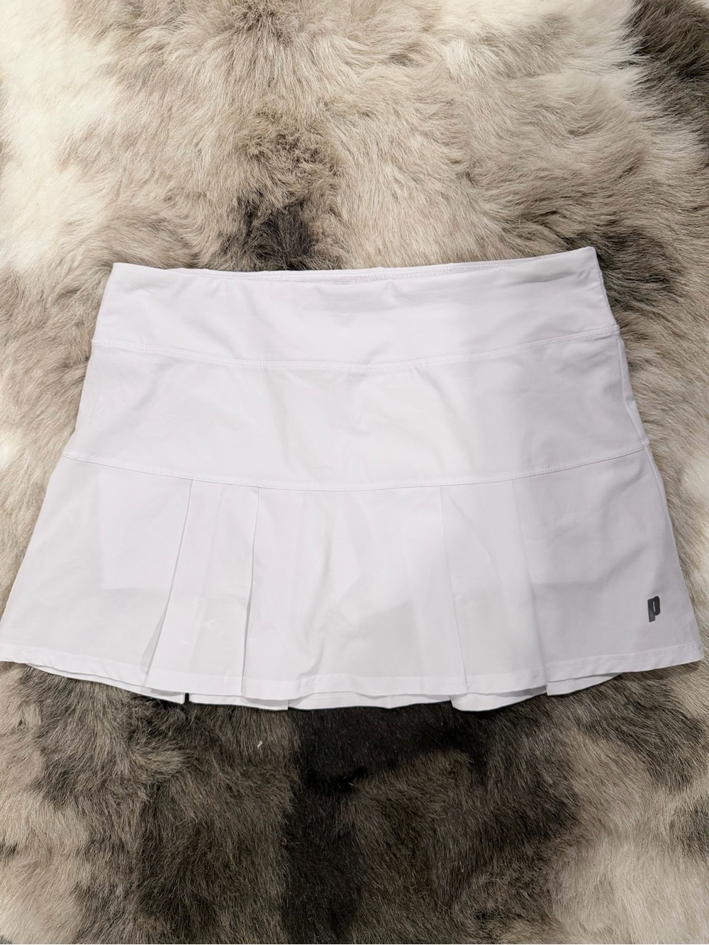 Prince Tennis Skort Skirt White Pleated Athletic Shorts Medium